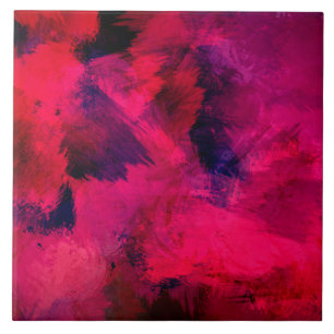 Vermelho escuro e roxo - Abstrato