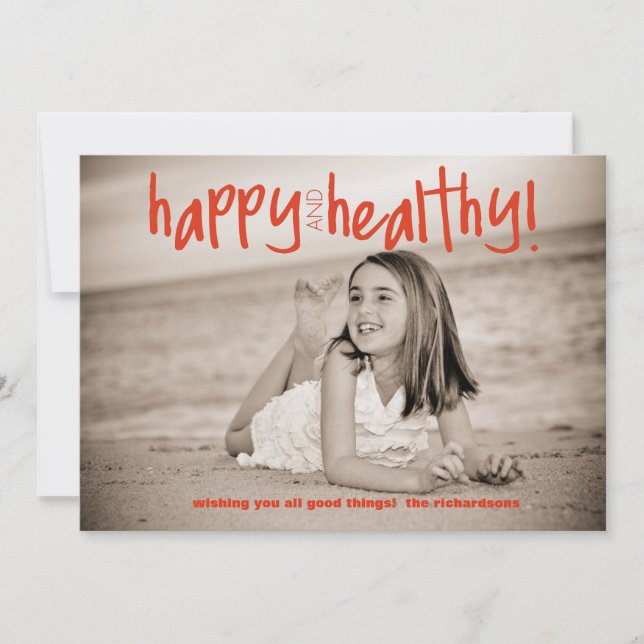 Vermelho Feliz e Saudável (Frente)