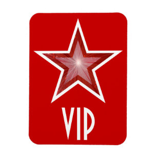 Vermelho flexível vermelho do ímã da estrela "V
