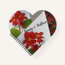 Vermelho Floral + Branco