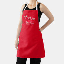 Vermelho Guru da cozinha personalizada