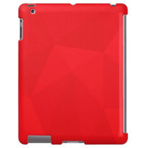 Vermelho, legal, único, moda, design geométrica ur