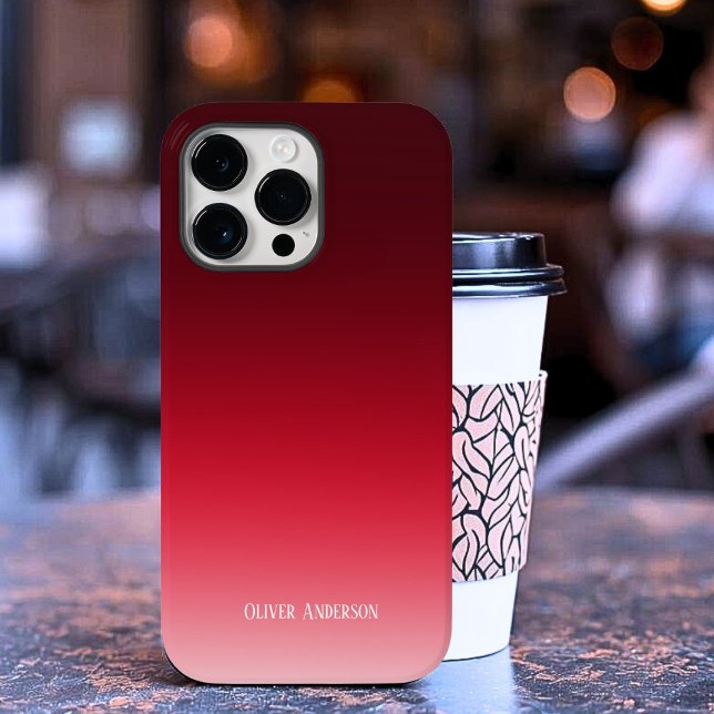 Vermelho Minimalista (Minimalist Red Case-Mate iPhone Case)