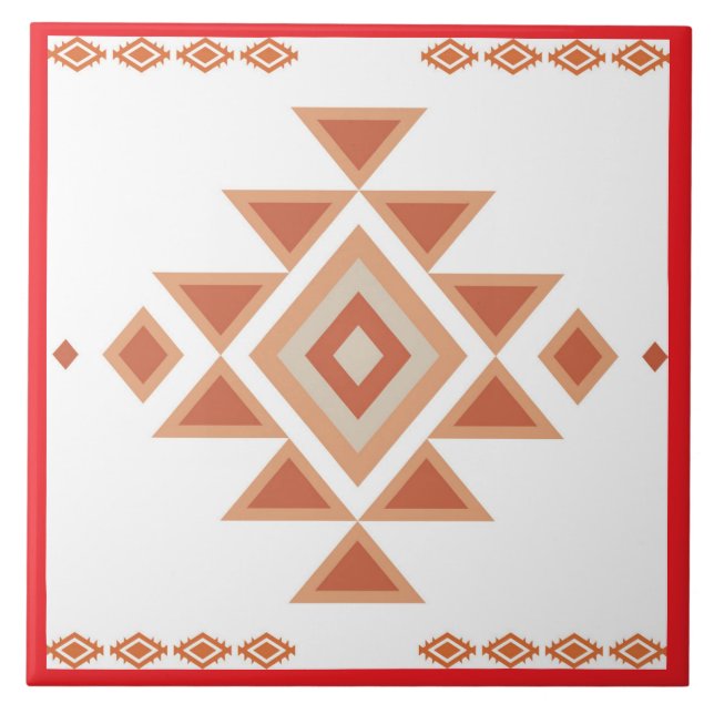 Vermelho Nativo do Sudoeste e Laranja do Deserto (Frente)