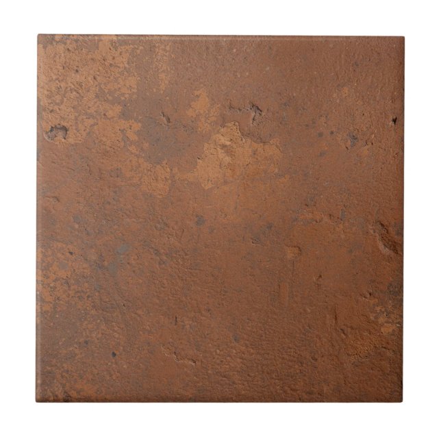 Vermelho terracota simples rústico (Frente)
