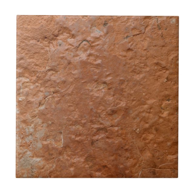 Vermelho terracota simples rústico  (Frente)