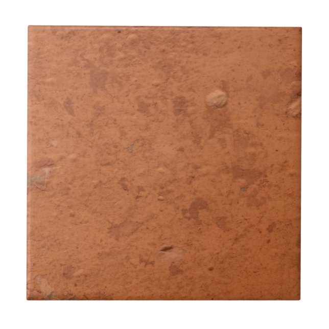 Vermelho terracota simples rústico  (Frente)