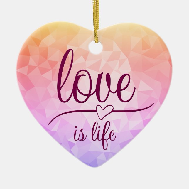 Vermelhos incríveis, ornamento cerâmico (Frente)