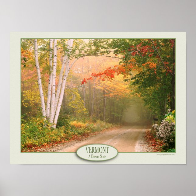 Vermont A Dream State Value Poster Paper (Matte) (Frente)