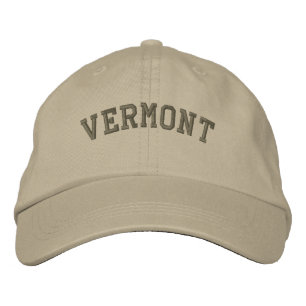 Vermont Embroiderado Boné Básico Mocha