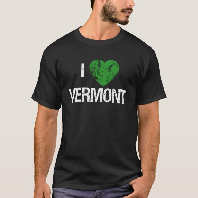 Vermont State I Love Vermont Camisetas Vermonters  (Frente)