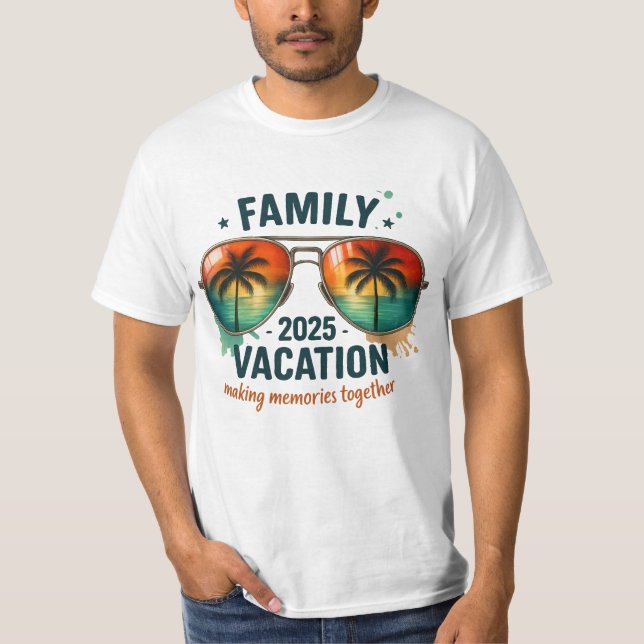 Verniz De Verão Para Camisa De T-Férias De Verão (Frente)