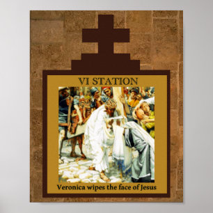 Veronica limpa a face da Poster da Estação 6 de Je