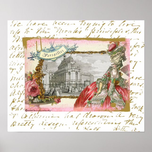 Versailles Marie Antoinette Poster (Frente)