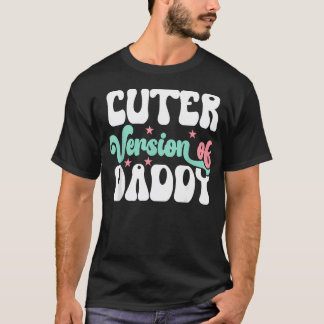 Versão Mais Fofa do Pai Camiseta Divertida e Fofa