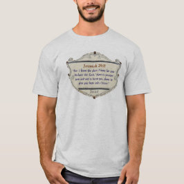 Versículo da Bíblia Jeremias 29:11 Camiseta Mascul