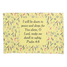 Verso da Bíblia Cristã Personalizável Amarelo FLOR