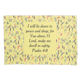 Verso da Bíblia Cristã Personalizável Amarelo FLOR