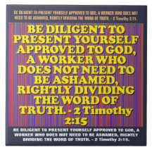 Verso da bíblia de 2 2:15 de Timothy.