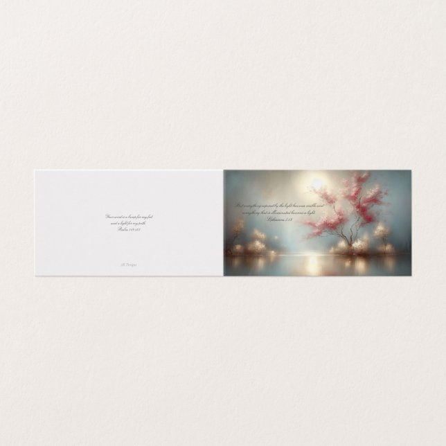 Versões de Escritura, Encorajamento - Cartão Dobra (Exterior Desdobrado)