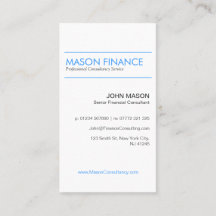 Vertical Branca Moderna - Cartão de visita profiss