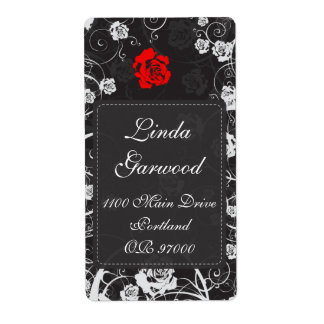 Vertical da etiqueta de transporte v5 do