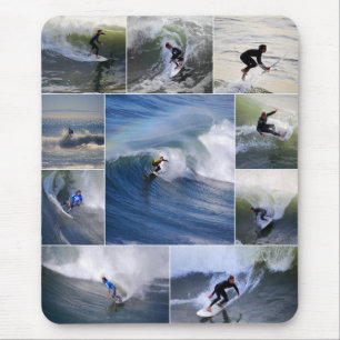 Vertical Mousepad da colagem dos surfistas