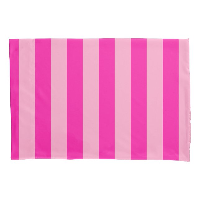 Vertical Stripes Rosa Quente (Frente)