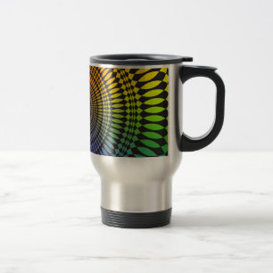 Vertigem: Design abstrato: Caneca de viagem