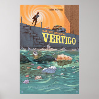 VERTIGO (1958) - POSTER DE FILME