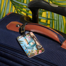 Vespa Hawaii Etiqueta de Bagagem – Viagem de Moto
