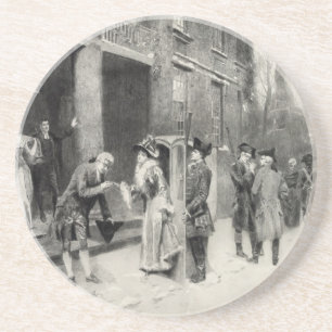 Véspera de Natal na porta copos do Colonial Times