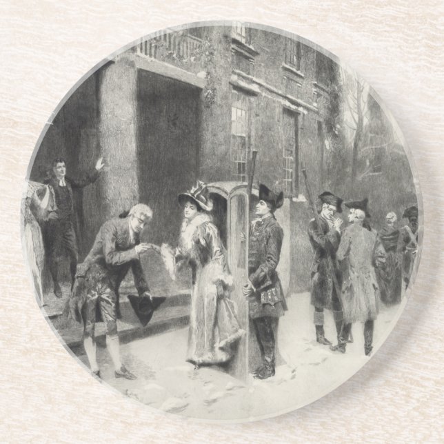 Véspera de Natal na porta copos do Colonial Times (Frente)