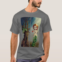 Véspera e a árvore do lowbrow da CAMISA do