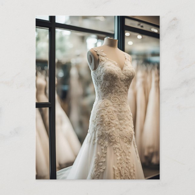 Vestido de casamento, Cartão postal (Frente)