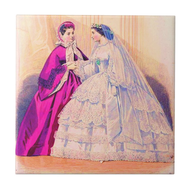 Vestido de moda francês de 1861 (Frente)