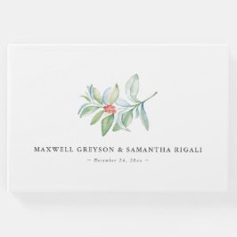 Vestido de Natal - Livro de Convidado - Botânico