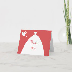 Vestido de Noiva Rosa Agradecimento com Pombo Bran