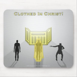 Vestido no cristo Mousepad