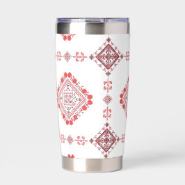 Vestido Red Tatreez Thobe