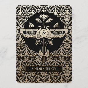 Vestidos de Nouveau no Egito: Convites Dourados e 