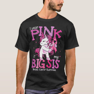 Vestir Cor-De-Rosa Para A Minha Irmã Camisa Cancer