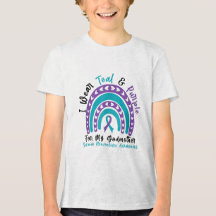 Vestir O Teal & Roxo Para A Madrinha