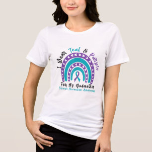 Vestir O Teal & Roxo Para A Madrinha