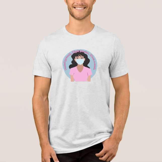 Vestir um Estilo Rosa de Máscara (Frente)