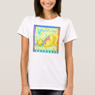 Vestuário de Camiseta do Cat Nap