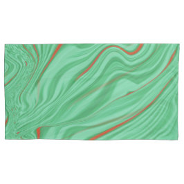 Vestuário em curvas com tons verdes claros de ment