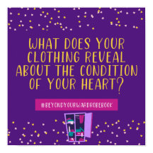 Vestuário revela seu Poster do coração