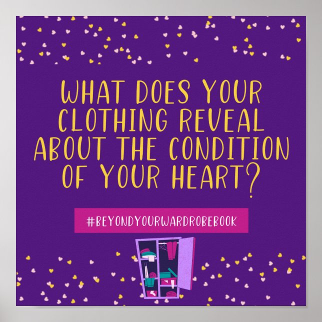 Vestuário revela seu Poster do coração (Frente)