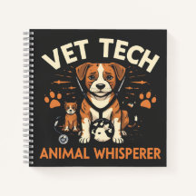 Vet Tech Animal Whperer Cute Puppy Stethoscope